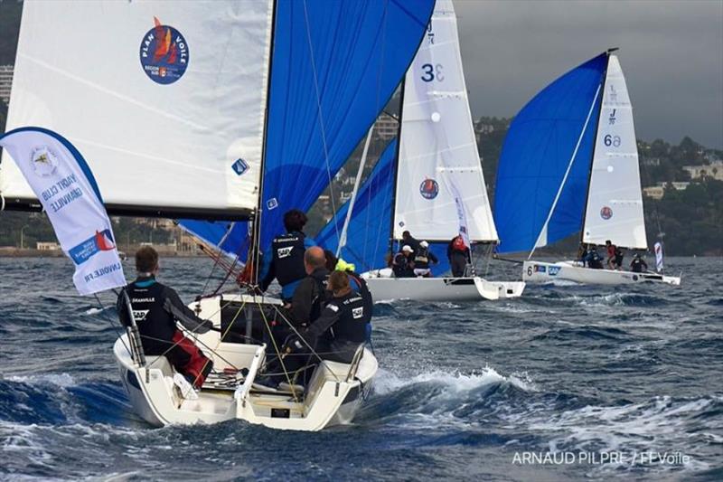 French J/70 Sailing League Finale 2019 photo copyright Arnaud Pilpre / FFVoile taken at Yacht Club de Cannes and featuring the J70 class