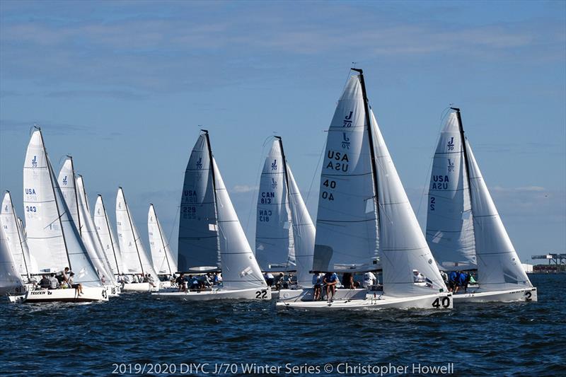 2019/2020 DIYC J 70 Winter Series 1 photo copyright Christopher Howell taken at Davis Island Yacht Club and featuring the J70 class