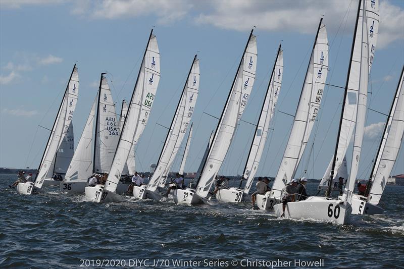 2019/2020 DIYC J 70 Winter Series 1 photo copyright Christopher Howell taken at Davis Island Yacht Club and featuring the J70 class