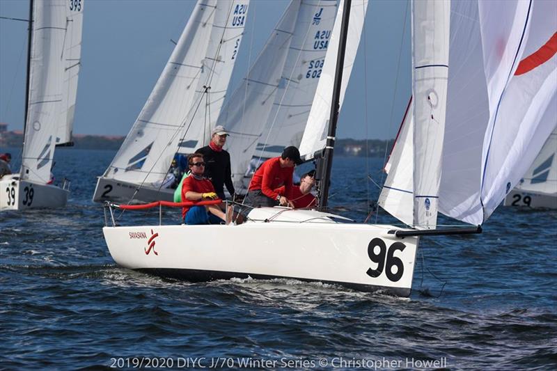 2019/2020 DIYC J 70 Winter Series 2 photo copyright Christopher Howell taken at Davis Island Yacht Club and featuring the J70 class