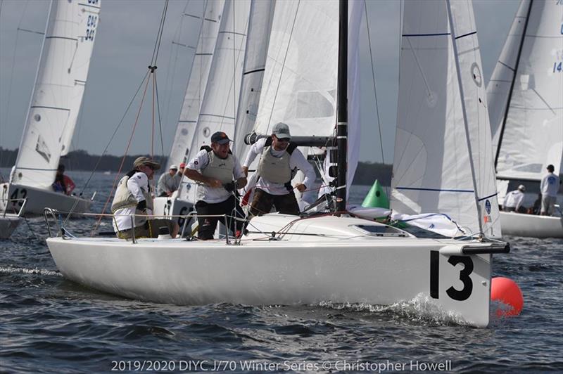 2019/2020 DIYC J 70 Winter Series 2 photo copyright Christopher Howell taken at Davis Island Yacht Club and featuring the J70 class