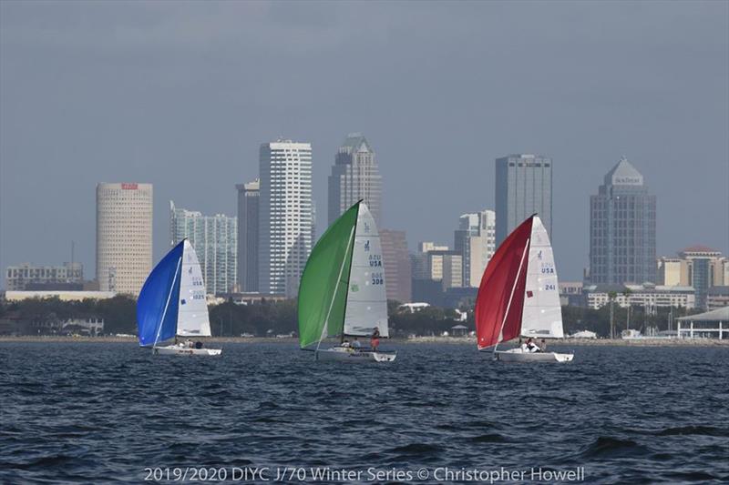 2019/2020 DIYC J 70 Winter Series 2 photo copyright Christopher Howell taken at Davis Island Yacht Club and featuring the J70 class