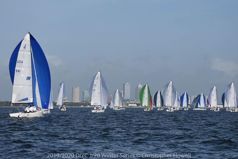 2019/2020 DIYC J 70 Winter Series 2 photo copyright Christopher Howell taken at Davis Island Yacht Club and featuring the J70 class