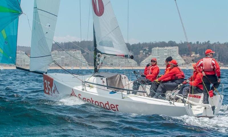 J/70 Chilean National Championship 2020 photo copyright Cofradía Náutica del Pacífico taken at Cofradía Náutica del Pacífico and featuring the J70 class