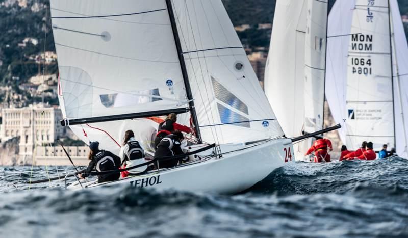 2020 J/70 Monaco Winter Series III photo copyright Yacht Club de Monaco taken at Yacht Club de Monaco and featuring the J70 class