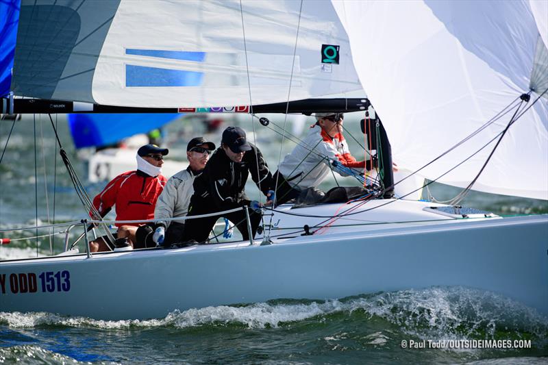 David Jannetti and team on the J/70 Very Odd - 2020 Helly Hansen NOOD Regatta St. Petersburg - photo © Paul Todd / www.outsideimages.com