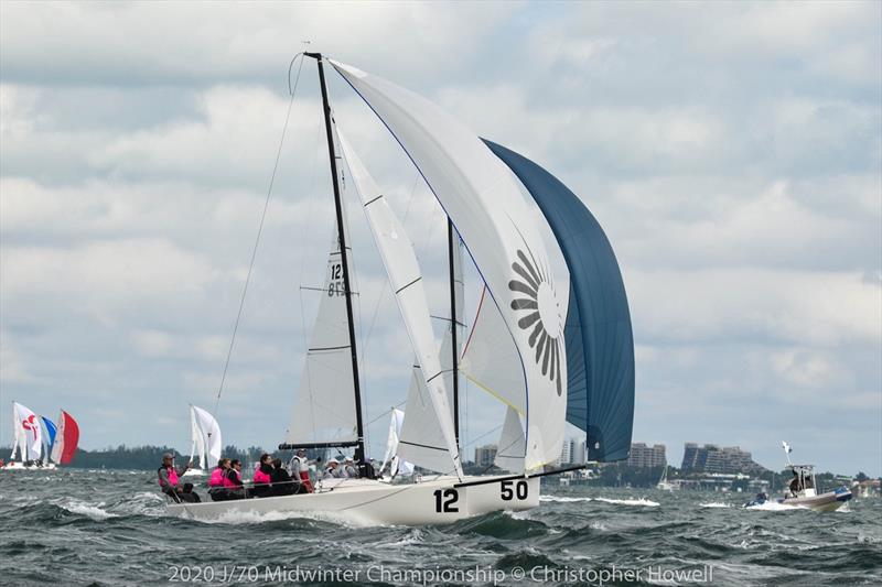 2020 J 70 Midwinter Championship - Day 1 photo copyright Christopher Howell taken at Coral Reef Yacht Club and featuring the J70 class