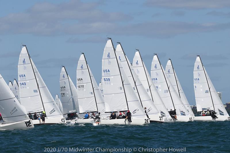 2020 J 70 Midwinter Championship - Final Day photo copyright Christopher Howell taken at Coral Reef Yacht Club and featuring the J70 class