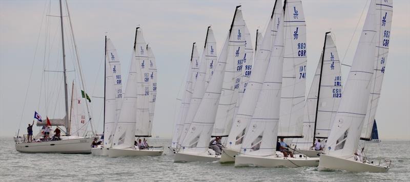 22 teams for the 2020 J/70 UK National Championships photo copyright Louay Habib taken at Royal Southern Yacht Club and featuring the J70 class