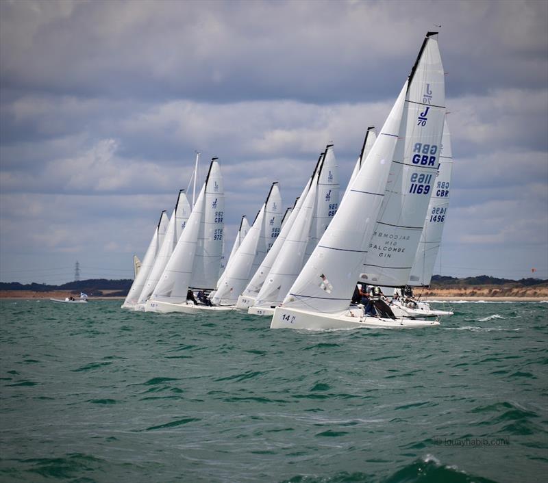 2020 J/70 UK Class National Championships photo copyright Louay Habib taken at Royal Southern Yacht Club and featuring the J70 class
