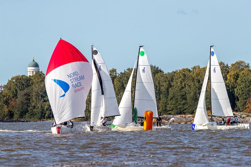 The Finnish J/70 Sailing League photo copyright Pepe Korteniemi taken at  and featuring the J70 class