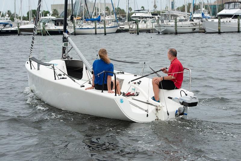 Spirit 1.0 Plus powering a sailboat photo copyright ePropulsion taken at  and featuring the J70 class