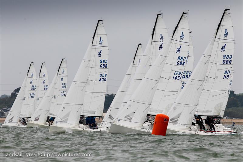 2021 Landsail Tyres J-Cup photo copyright Paul Wyeth / www.pwpictures.com taken at Royal Southern Yacht Club and featuring the J70 class