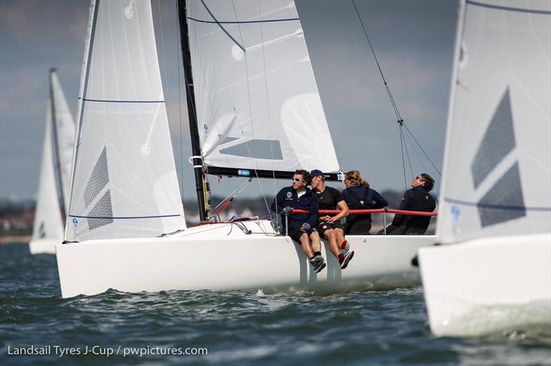 2021 Landsail Tyres J-Cup - Day 2 photo copyright Paul Wyeth / www.pwpictures.com taken at Royal Southern Yacht Club and featuring the J70 class