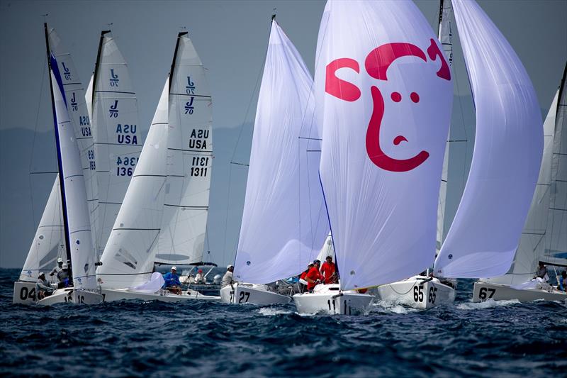 2021 J/70 World Championship - Day 1 photo copyright Sharon Green / Ultimate Sailing taken at California Yacht Club and featuring the J70 class