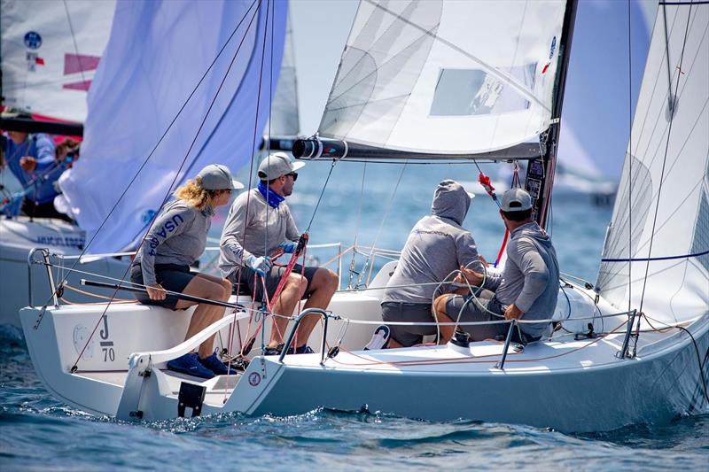 2021 J/70 World Championship - Day 3 photo copyright Sharon Green / Ultimate Sailing taken at California Yacht Club and featuring the J70 class