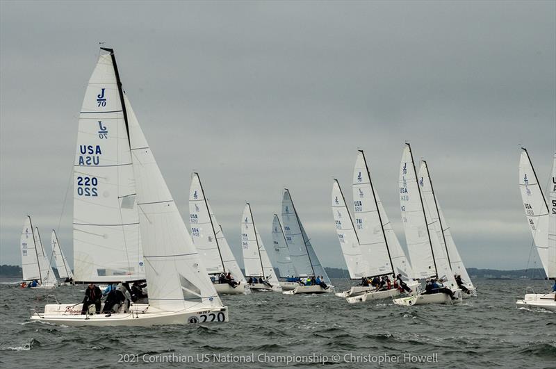 2021 Mustang Survival J70 Corinthian National Championship at Eastern Yacht Club Day 1