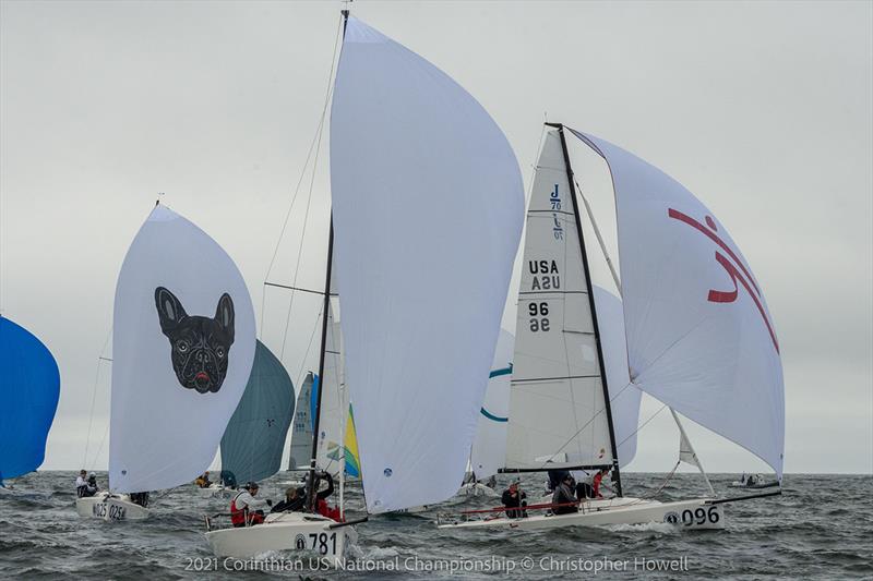 2021 Mustang Survival J70 Corinthian National Championship - Day 1 photo copyright Christopher Howell taken at  and featuring the J70 class