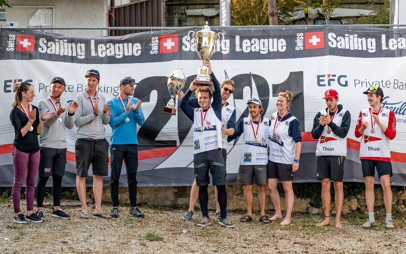 Swiss J/70 Sailing League Finale at Bielersee YC photo copyright Swiss Sailing League taken at Yacht Club Bielersee and featuring the J70 class