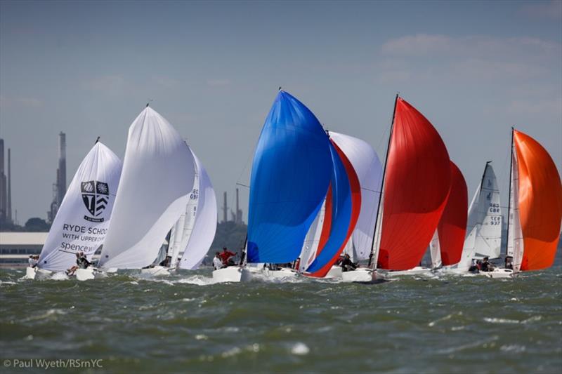 J/70 UK National Championships photo copyright Paul Wyeth / pwpictures.com taken at Royal Southern Yacht Club and featuring the J70 class