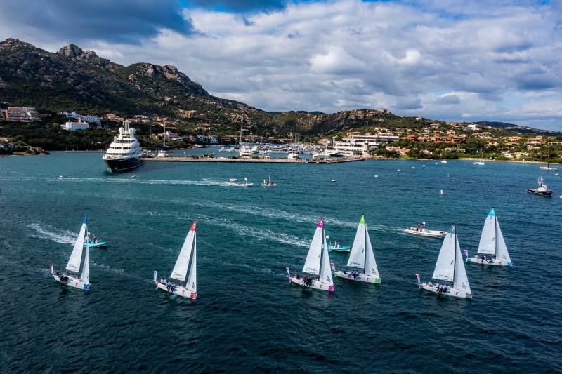 Second day of stadium racing inside Porto Cervo Marina, SAILING Champions League Final 2021 photo copyright SAILING Champions League / Sailing Energy taken at Yacht Club Costa Smeralda and featuring the J70 class