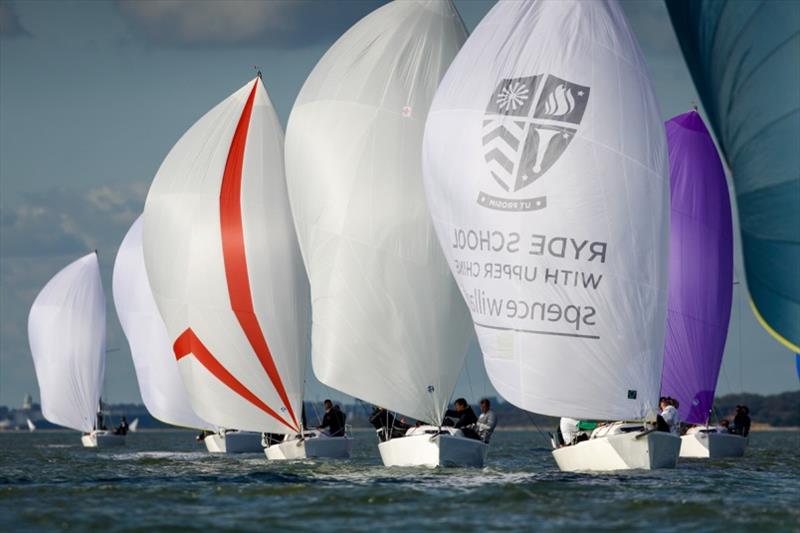 2021 J/70 UK National Championships photo copyright Paul Wyeth taken at Royal Yacht Squadron and featuring the J70 class
