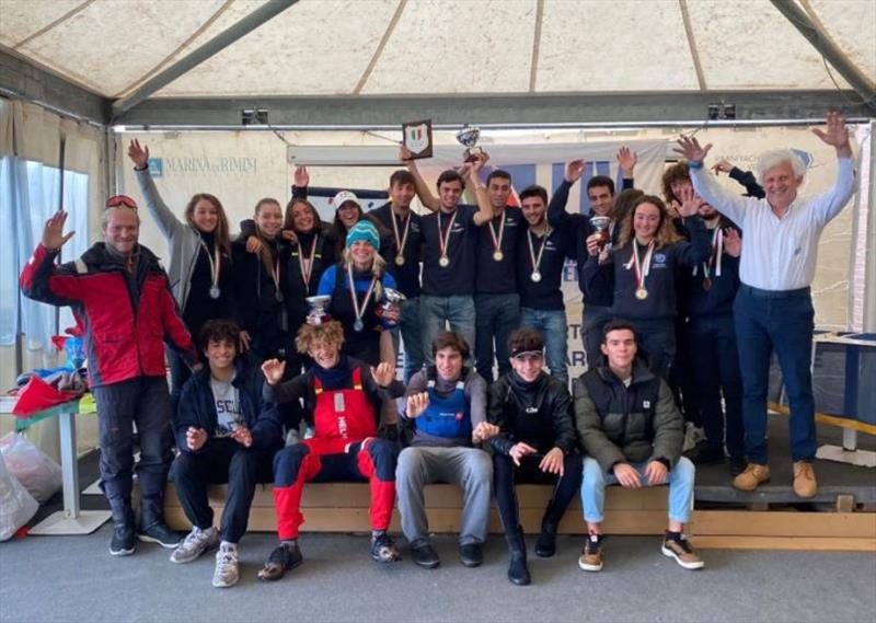 Società Canottieri Garda Salò win J/70 Under-21 Italian Championship photo copyright legavela.it taken at Club Nautico Rimini and featuring the J70 class