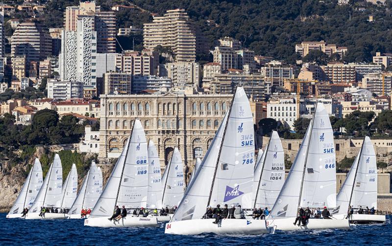 Monaco Sportsboat Winter Series photo copyright Carlo Borlenghi taken at Yacht Club de Monaco and featuring the J70 class