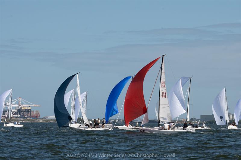 2021/2022 DIYC J 70 Winter Series 2 photo copyright Christopher Howell taken at Davis Island Yacht Club and featuring the J70 class