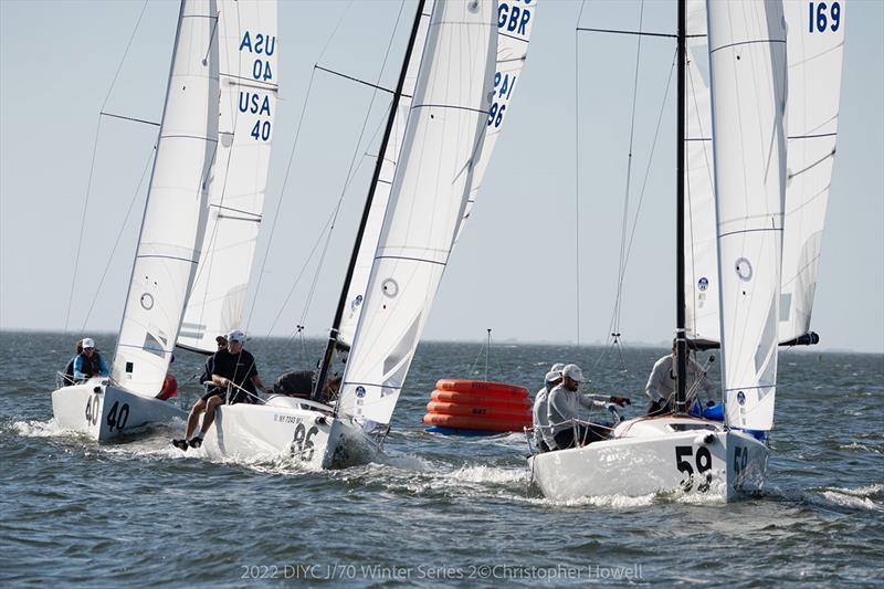 2021/2022 DIYC J 70 Winter Series 2 photo copyright Christopher Howell taken at Davis Island Yacht Club and featuring the J70 class