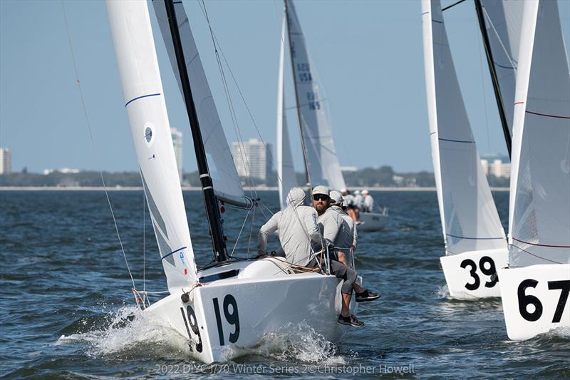 Laura Grondin’s Dark Energy takes second weekend of Davis Island J/70 Winter Series