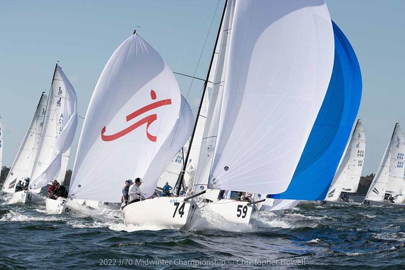 2022 J/70 Midwinter Championship photo copyright Julie & Christopher Howell taken at Davis Island Yacht Club and featuring the J70 class