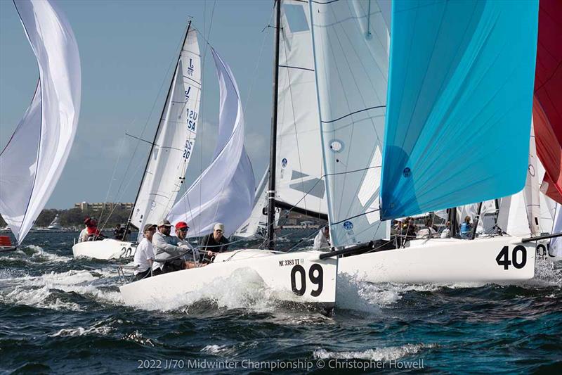 2022 J/70 Midwinter Championship photo copyright Julie & Christopher Howell taken at Davis Island Yacht Club and featuring the J70 class