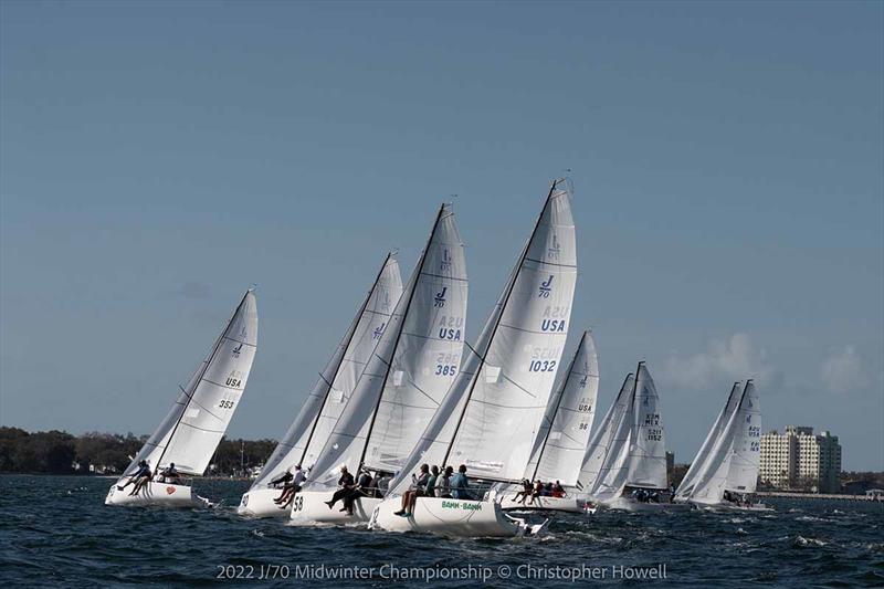 2022 J/70 Midwinter Championship photo copyright Julie & Christopher Howell taken at Davis Island Yacht Club and featuring the J70 class