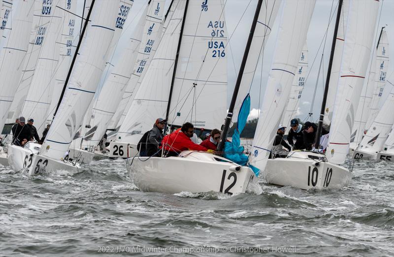 2022 J/70 Midwinter Championship day 2 photo copyright Christopher Howell taken at Davis Island Yacht Club and featuring the J70 class