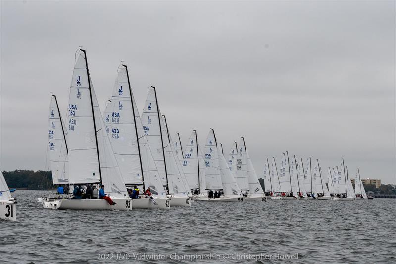2022 J/70 Midwinter Championship final day - photo © Christopher Howell