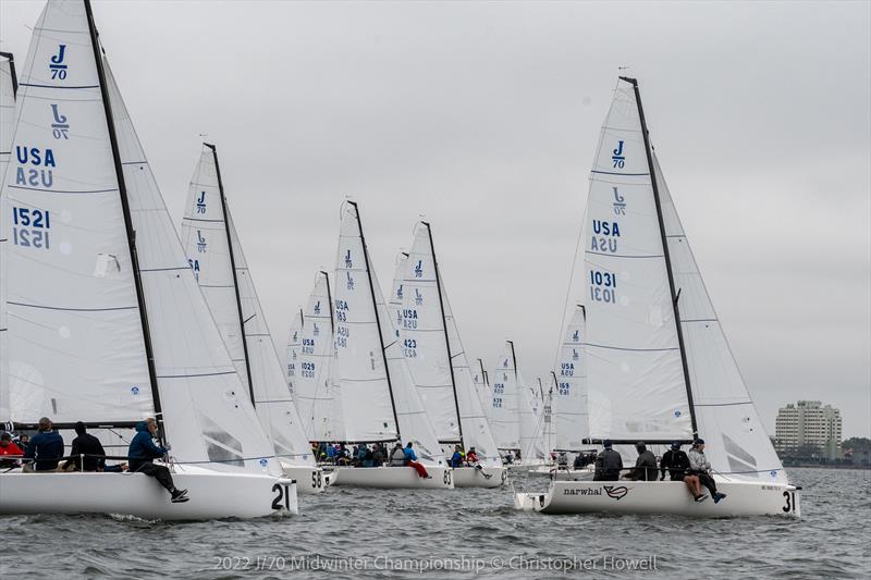 2022 J/70 Midwinter Championship final day photo copyright Christopher Howell taken at Davis Island Yacht Club and featuring the J70 class