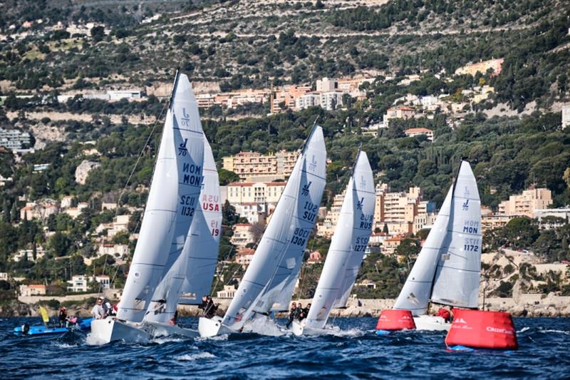 Monaco Sportsboat Winter Series Act 3 - Tenzor International Cup photo copyright Martin Messmer taken at Yacht Club de Monaco and featuring the J70 class