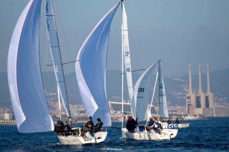 Barcelona J/70 Winter Series photo copyright Torveo.es taken at Real Club Nautico de Barcelona and featuring the J70 class