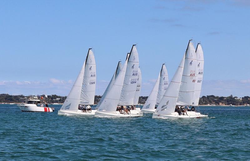 Inaugural J/70 Victorian Championships photo copyright Andy McIntyre taken at Blairgowrie Yacht Squadron and featuring the J70 class
