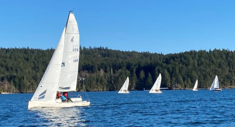 Orcas Island J/70 fleet wins US Sailing Club Award - photo © Ryan Carson Photography