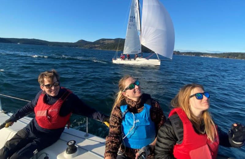 Orcas Island J/70 fleet wins US Sailing Club Award photo copyright Ryan Carson Photography taken at Orcas Island Yacht Club and featuring the J70 class