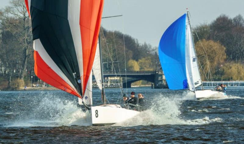 J70 Spring Regatta on Alster Lake photo copyright J/70 Class German Association taken at Hamburger Segel-Club and featuring the J70 class