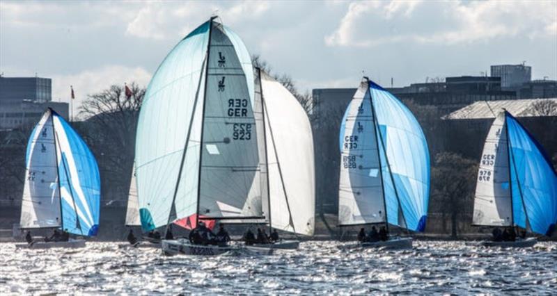 J70 Spring Regatta on Alster Lake photo copyright J/70 Class German Association taken at Hamburger Segel-Club and featuring the J70 class