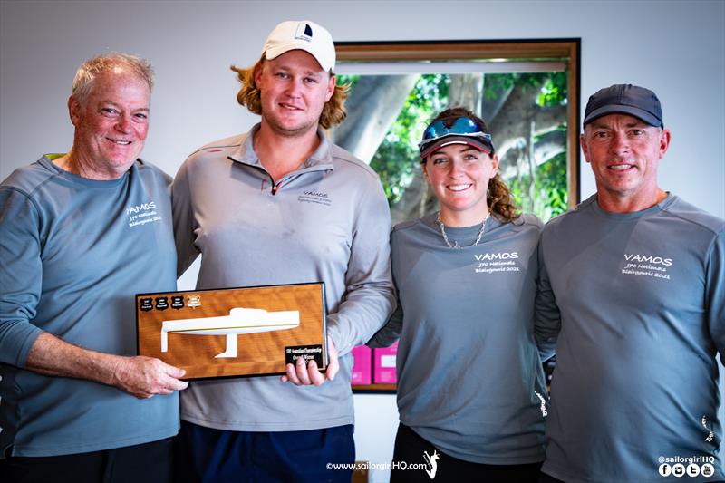 The Vamos Team - J70 Australian Championship 2022 photo copyright Nic Douglass @sailorgirlhq taken at Cruising Yacht Club of Australia and featuring the J70 class