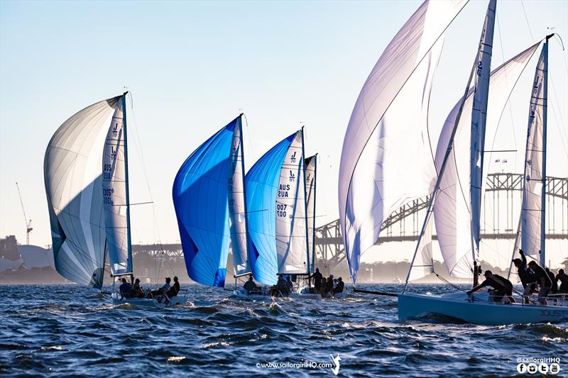 Stunning sights on Easter Sunday - J70 Australian Championship 2022 photo copyright Nic Douglass @sailorgirlhq taken at Cruising Yacht Club of Australia and featuring the J70 class