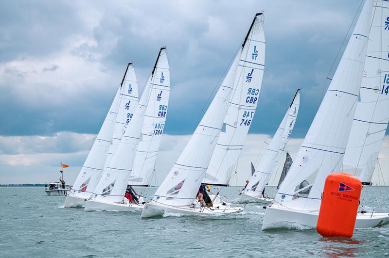 North Sails May Regatta at the Royal Southern Yacht Club photo copyright MartinAllen / PWpictures.com / RSrnYC taken at Royal Southern Yacht Club and featuring the J70 class