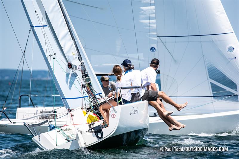 The last event of the 2021 Helly Hansen NOOD Regatta Series hosted by the Eastern Yacht Club (EYC) July 22nd to 25th.Friday race day with all circles racing outside the harbor. - photo © Paul Todd / OutsideImages.com