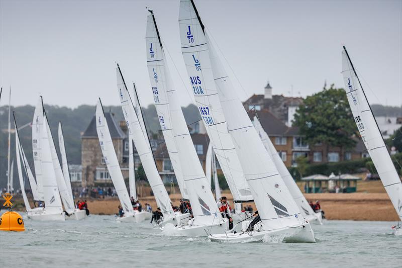 J/70 class at Cowes Week photo copyright Paul Wyeth / www.pwpictures.com taken at Cowes Combined Clubs and featuring the J70 class