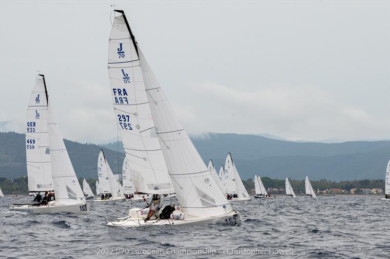 2022 J/70 European Championship at COYCH Hyeres - Day 2 photo copyright Christopher Howell taken at COYCH Hyeres and featuring the J70 class